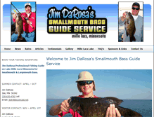 Tablet Screenshot of fishsmallmouthbass.com